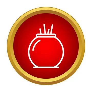 Aroma diffuser reed sticks icon bringing fragrance Ilustração Stock