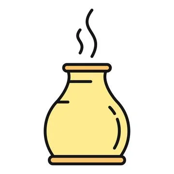 Aroma diffuser releasing scent for wellness and relaxation イラスト素材