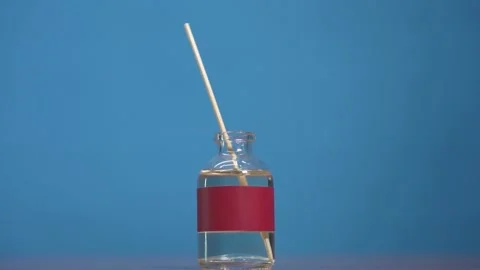 Aroma diffuser stands on the table spa Stock Footage 133231688