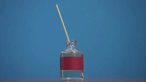 Aroma diffuser stands on the table spa Stock Footage 133231709