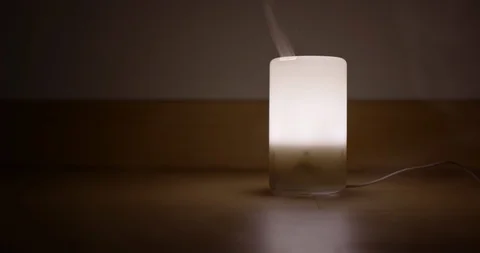 Aroma oil diffuser for home decoration Video stock 104029798