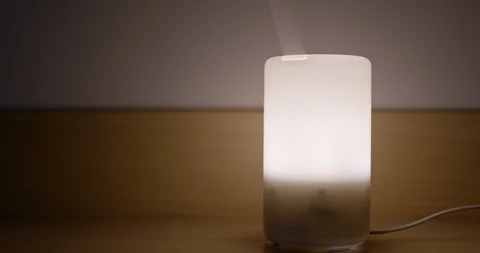 Aroma oil diffuser light Stock Footage 104741508