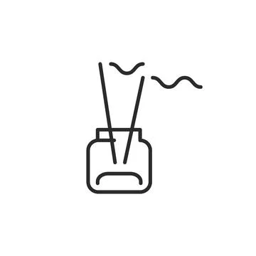 Aroma Reed Diffuser Icon Stock Illustration
