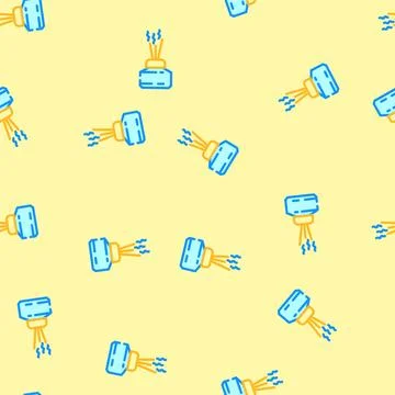 Aroma smell vector seamless pattern イラスト素材