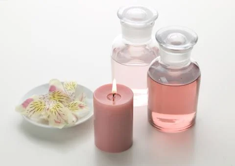 Aroma therapy items Stock Photos