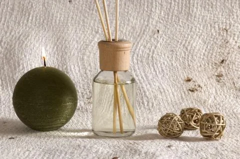 Aroma therapy items Stock Photos