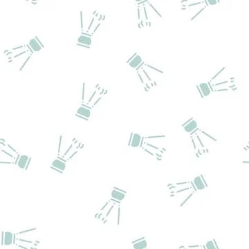 Aroma therapy meditation glyph vector seamless pattern Illustrazione stock