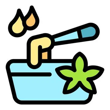 Aromatherapy and relaxation with natural elements Illustrazione stock