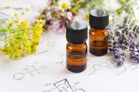 Aromatherapy and science Foto stock