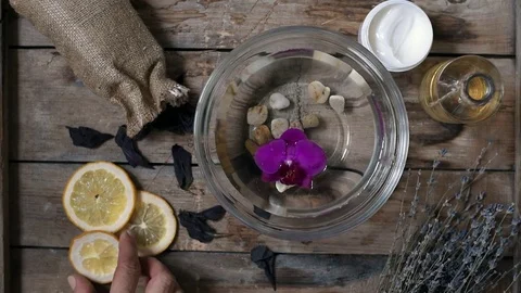 Aromatherapy and skincare Video stock 77500655