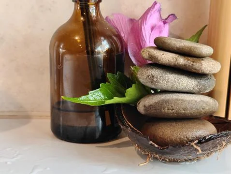 Aromatherapy and spa Stock Photos