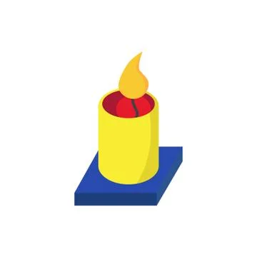 Aromatherapy Candle Stock Illustration