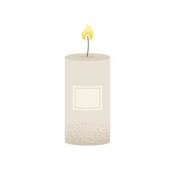 Aromatherapy candle wax イラスト素材