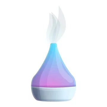 Aromatherapy diffuser icon, cartoon style Stock Illustration