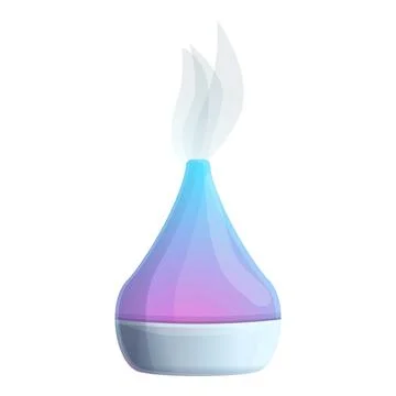 Aromatherapy diffuser icon, cartoon style Illustrazione stock