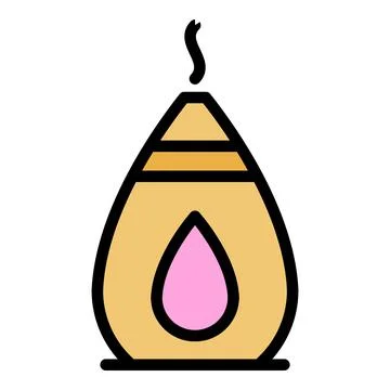 Aromatherapy diffuser icon color outline vector Stock Illustration