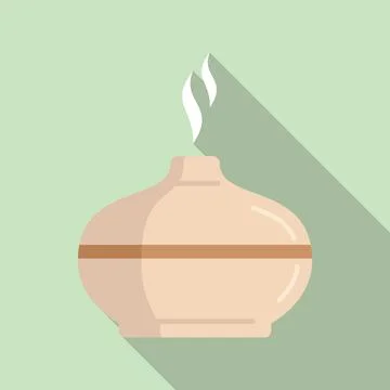 Aromatherapy diffuser icon, flat style イラスト素材
