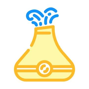 Aromatherapy diffuser recovery wellness color icon vector illustration Stock Illustration