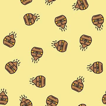 Aromatherapy diffuser recovery wellness vector seamless pattern Stock Illustration