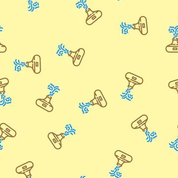 Aromatherapy diffuser spa therapy treatment vector seamless pattern Stock Illustration