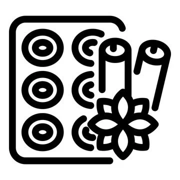 Aromatherapy essential oil diffuser releasing calming fragrances Stock Illustration