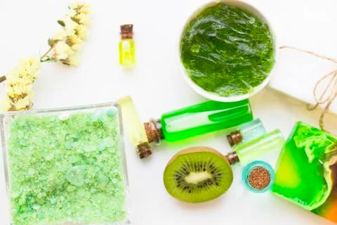 Aromatherapy green concept Stock Photos