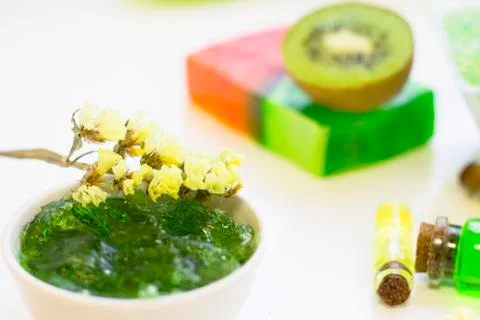 Aromatherapy green concept Stock Photos