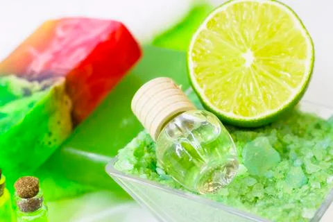 Aromatherapy green concept Stock Photos