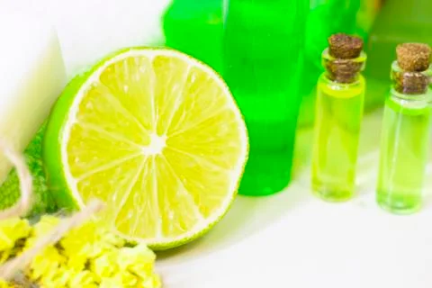 Aromatherapy green concept Stock Photos