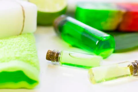 Aromatherapy green concept Stock Photos