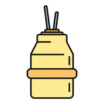 Aromatherapy reed diffuser bottle spreading home fragrance Illustration