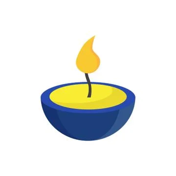 Aromatherapy Scent Candle Stock Illustration