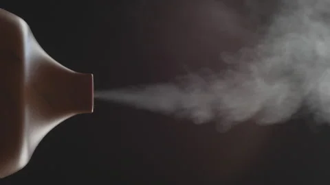 Aromatherapy spa. wooden diffuser for essential oils Stock Footage 124370250