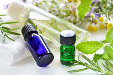 Aromatherapy treatment Stock Photos