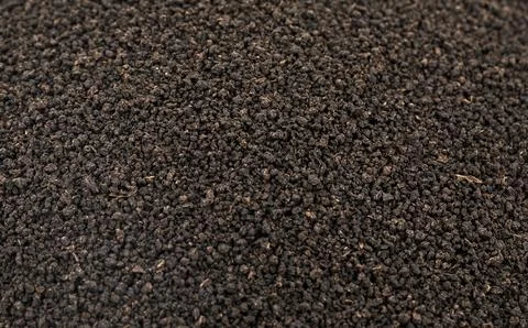 Aromatic Black Tea Loose or Dried Tea Leaves Background Stock Photos