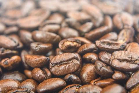 Aromatic Brown Coffee Stock Photos