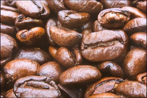 Aromatic Brown Coffee Stock Photos
