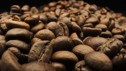 Aromatic Coffee Bean. Close-up. Stock Footage 108781222