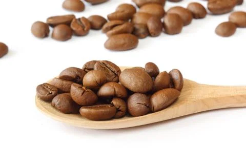 Aromatic coffee beans Stock Photos