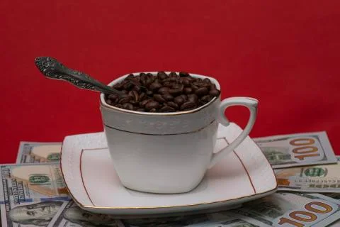 Aromatic coffee beans Stock Photos