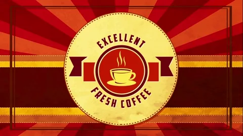 Aromatic espresso or coffee brew powder packaging theme for domestic preparation Stock Footage 130927239