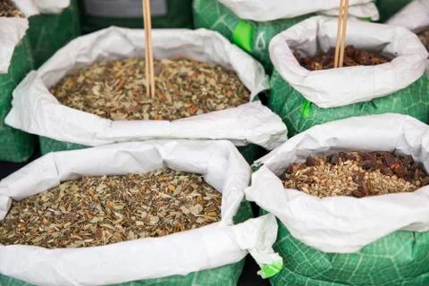 Aromatic herbs Stock Photos