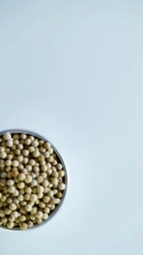 Aromatic Pepper Spice Peppercorn Ingredient Food In Studio Video stock 331763122
