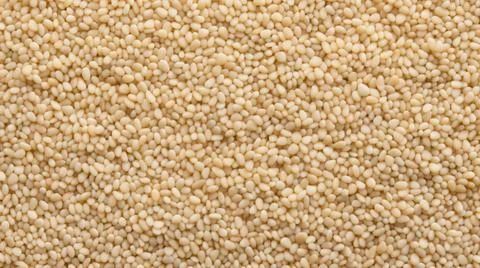 Aromatic Sesame Seed Spice Horizontal Background. Stock Illustration