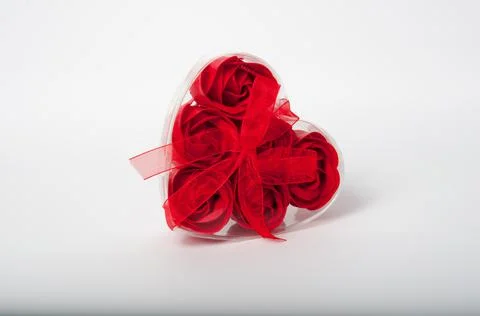 Aromatic soap in the form of rose Stock Photos