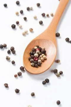 Aromatic spices pepper Stock Photos