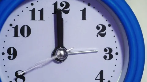 Around 12: a clock time-lapse Stock Footage 83129921