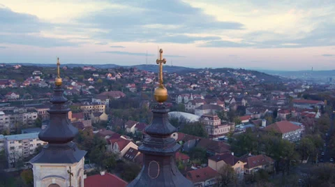 Around the Baroque Cathedral Vídeo Stock 37576792