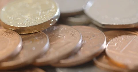Around British currency 動画素材 88488104