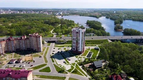 Around the building Brest Stockbeeldmateriaal 188175126